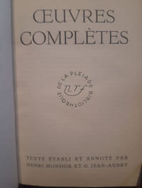Oeuvres complétes