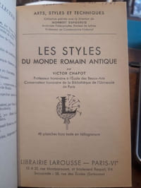 Style du monde roman antique