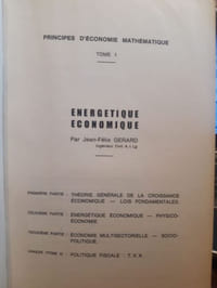 Principes d'économie mathématique Tome 1