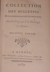Collection des Bulletins de la correspondance de Bretagne Vol 2 Septembre Octobre