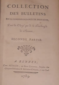Collection des Bulletins de la correspondance de Bretagne Vol 2 Septembre Octobre