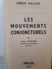 Les mouvements conjoncturels
