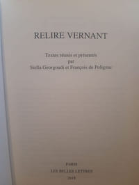 Relire Vernant