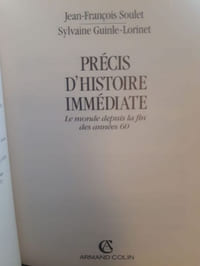 Précis d'histoire immédiate