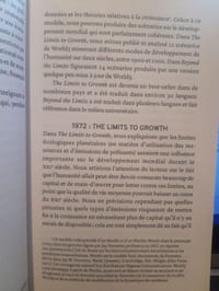 Les limites à la croissance (dans un monde fini)