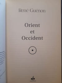 Orient et Occident