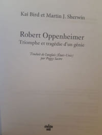 Robert Oppenheimer, Triomphe et tragédie d'un génie