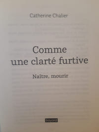 Comme une clarté furtive