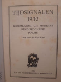 Tyd signalen ; Bloemlezing uit moderne revolutionaire poezie