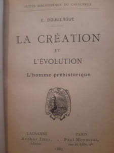 La création et l'évolution