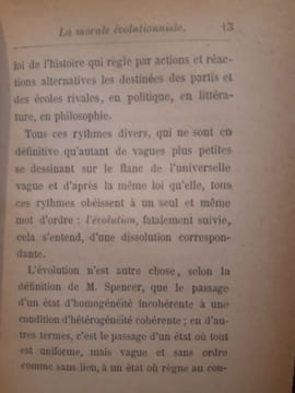 Les bases de la morale évolutionniste. Bridel, Ph.