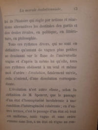 Les bases de la morale évolutionniste