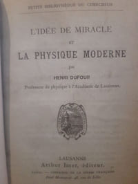 L'idée de miracle et la physique moderne