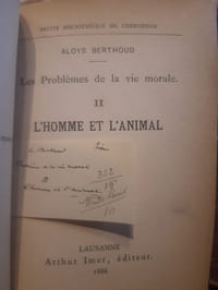 Les problèmes de la vie moraleT1: La matière et l'espritT2: L'homme et l'animal