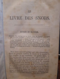 Le livre des snobs
