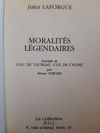 Moralités légendaires