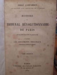 Histoire du tribunal révolutionnaire de Paris