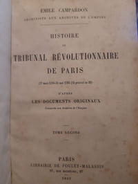 Histoire du tribunal révolutionnaire de Paris