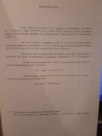 Table des corrections de l'action de la température sur le titre alcoometrique