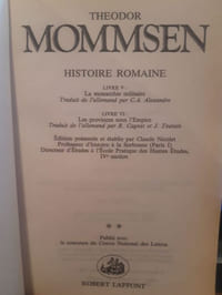 Histoire romaine. Des commencements de Rome jusqu'aux guerres civiles.La monarchie miltaire.