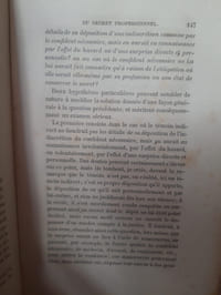 Du secret professionnel de son étendue et de la responsabilité qu'il entraîne d'après la loi et la jurisprudence. Traité théorique et pratique à l'usage des avocats, avoués, notares, ministres du culte, médecins, pharmaciens, sages-femmes et de toutes autres personnes dépositaires, par état ou profession