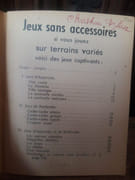 Jeux sans accessoires sur terrain varié boisé ou accidenté. Cahier numéro 9 (3e edition) par Joie, Paul. - Image 2