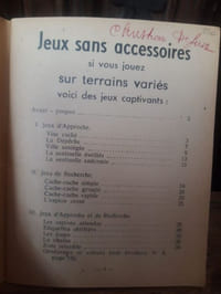 Jeux sans accessoires sur terrain varié boisé ou accidenté. Cahier numéro 9 (3e edition)