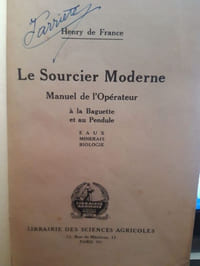 Le sourcier moderne