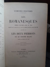 Les romanesques précédée de Les deux Pierrots ou le souper blanc