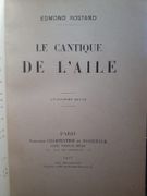 Le cantique de l'aile par Rostand, Edmond. - Image 2