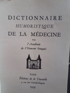 Dictionnaire humoristique de la médecine