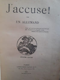 J'accuse !
