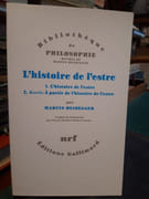 L'histoire de l'estre par Heidegger, Martin. - Image 1