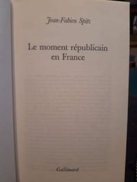 Le moment républicain en France