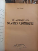 De la Pirogue aux Navires Atomiques par Crabbé, Raoul. - Image 3