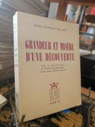 Grandeur et Misère d'une Découverte par Mallet, Marc-George