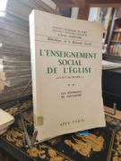 L'Enseignement Social de l'Eglise par Villain, Jean