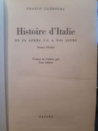 Histoire d'Italie de 476 à nos jours