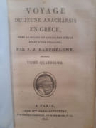 Voyage du jeune Anacharsis en Grece, vers le milieu du quatrieme siecle avant l'ere vulgaire  par Barthélémy, Jean-Jacques. - Image 4