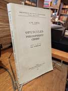 Opuscules Philosophiques Choisis par Leibniz, Gottfried Wilhelm.