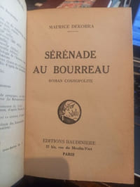 Sérénade au Bourreau