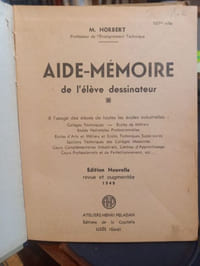Aide-Mémoire de l'élève dessinateur