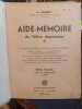 Aide-Mémoire de l'élève dessinateur. Norbert, M.