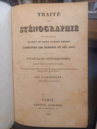 Traité de Sténographie