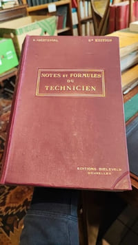 Notes et formules du technicien