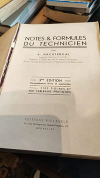 Notes et formules du technicien