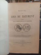Manuel des Lois du Batiment par Société centrale des Architectes. - Image 2