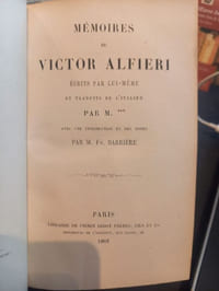 Mémoires de Victor Alfieri