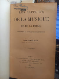 Musique et Poésie