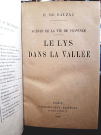 Le lys dans la vallée